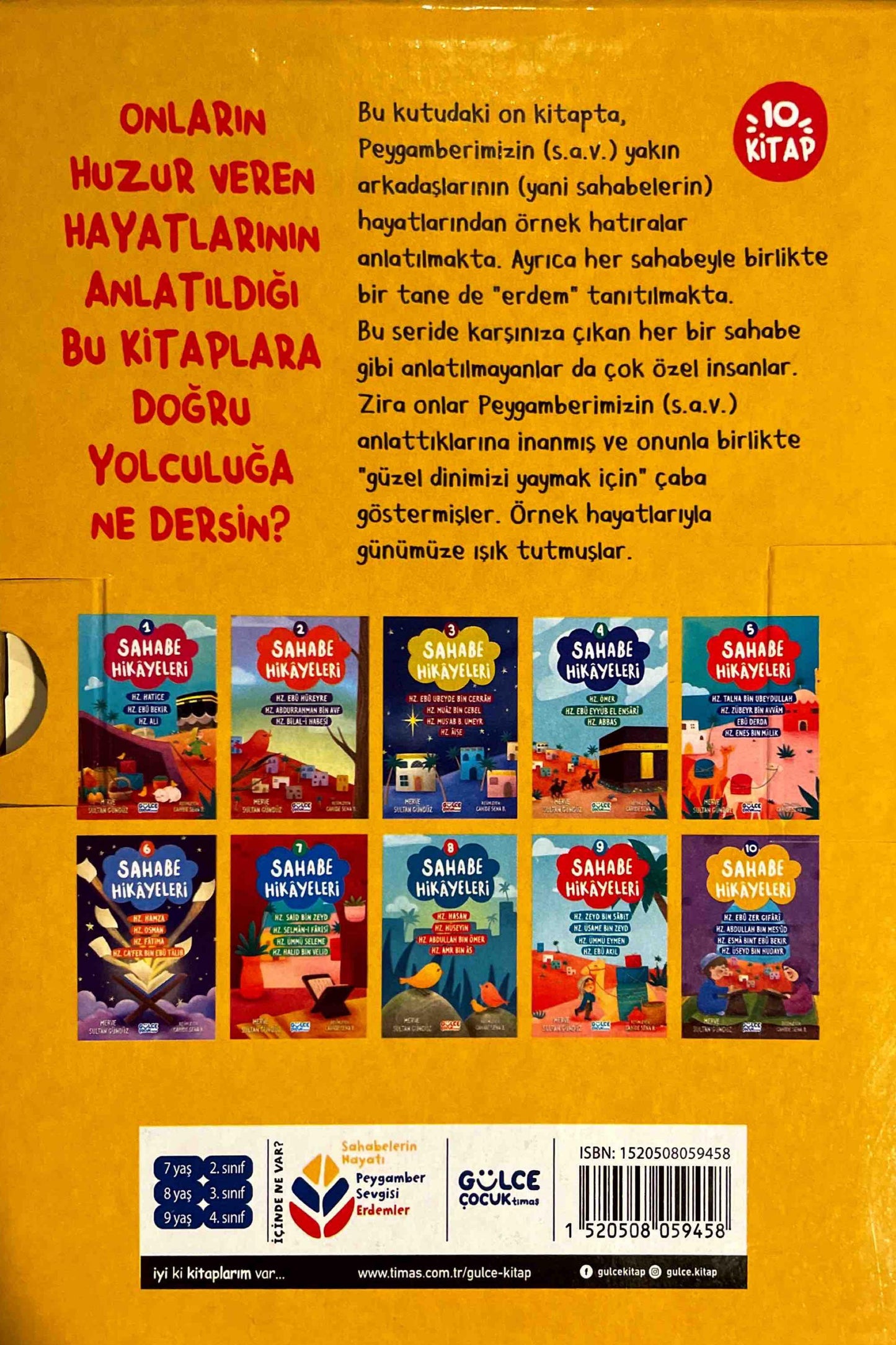 Sahabe Hikayeleri Set