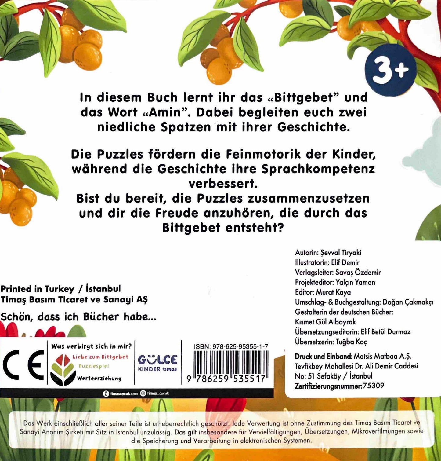 DER NIEDLICHE SPATZ LERNT DAS BITTGEBET