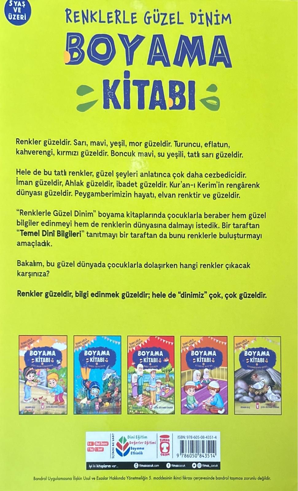 BOYAMA KITABI 5 PEYGAMBERIMIN HAYATI