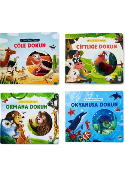İlk Dokun Hisset Kitabım: Çiftliğe Dokun - Melek Dinçer