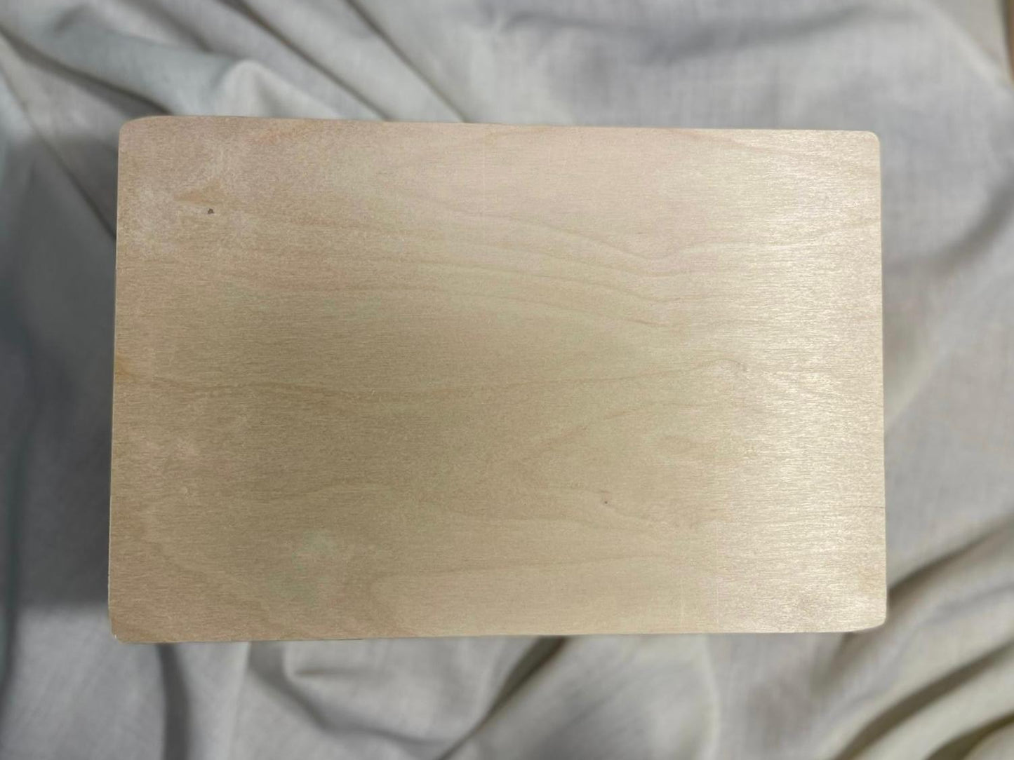 Holzkiste mit Deckel- Erinnerungsbox