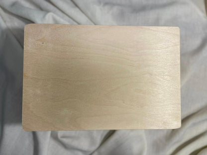 Holzkiste mit Deckel- Erinnerungsbox