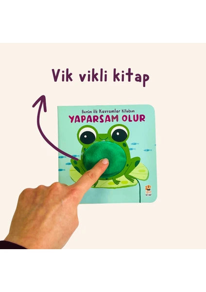 Yaparsam Olur - Benim İlk Kavramlar Kitabım (Vik Vikli Kitap + 10 Farklı Puzzle + 20 Parça) - Mısra Karahan